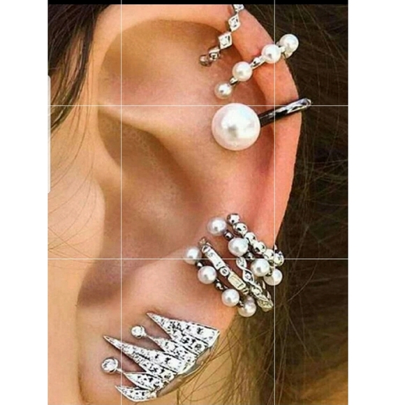 *Donna* Donna 9 pc. Earring Set - Picture 2 of 6